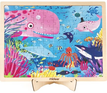 PUZZLE 100ΤΕΜ.MIDEER ΞΥΛΙΝΟ SECRET OCEAN