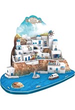 PUZZLE CUBICFUN 3D 129ΤΕΜ.MC SERIES 39*27*33 εκ.ΣΑΝΤΟΡΙΝΗ