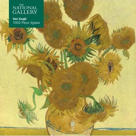 PUZZLE 1000 ΤΕΜ.FLAME TREE THE NATIONAL GALLERY-VAN GOGH SUNFLOWERS