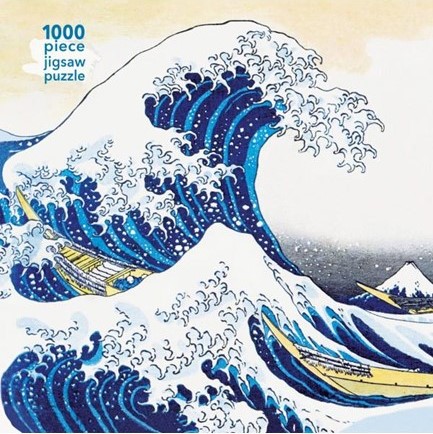 PUZZLE 1000 ΤΕΜ.FLAME TREE HOKUSAI-THE GREAT WAVE