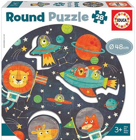 PUZZLE 28 ΤΕΜ.EDUCA ROUND-ΔΙΑΣΤΗΜΑ