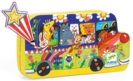 PUZZLE 16 ΤΕΜ.DJECO RAINBOW BUS