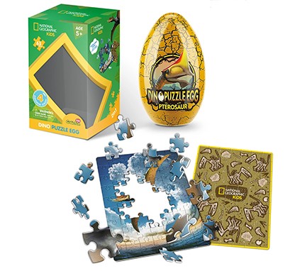PUZZLE CUBICFUN 63ΤΕΜ.NATIONAL GEOGRAPHIC DINO EGG PTEROSAUR