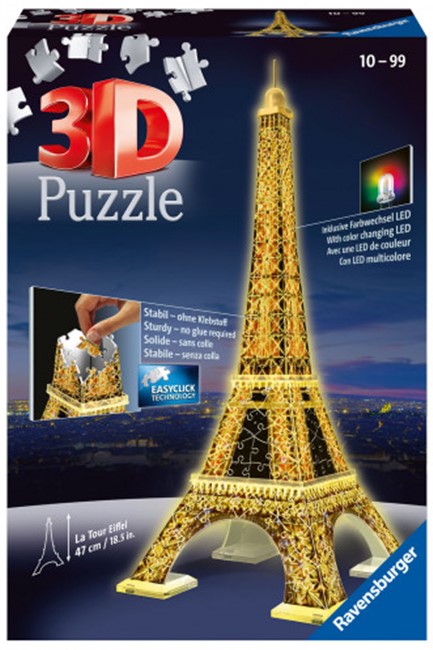 PUZZLE 3D 216ΤΕΜ.NIGHT EDITION ΠΥΡΓΟΣ ΑΙΦΕΛ