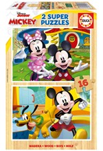 PUZZLE 2*16TEM.EDUCA ΞΥΛΙΝΟ MICKEY ΚΑΙ MINNIE
