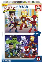 PUZZLE 2*48TEM.EDUCA SPIDEY AND HIS AMAZING FRIENDS