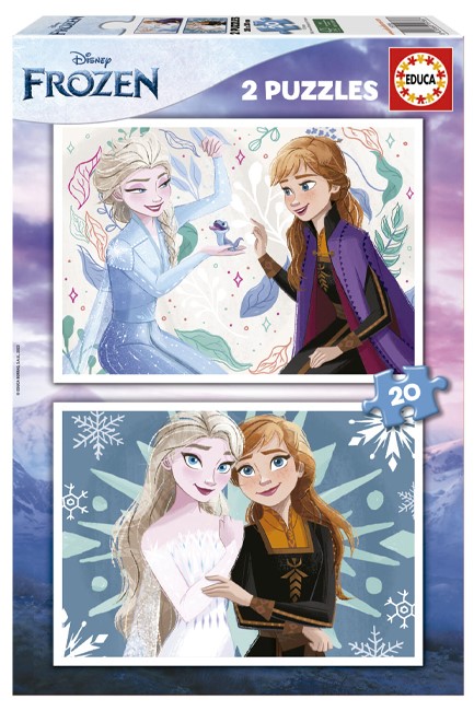PUZZLE 2*20TEM.EDUCA FROZEN