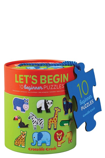 PUZZLE 10*2 ΤΕΜ.CROCODILE CREEK LET'S BEGIN-ΖΟΥΓΚΛΑ