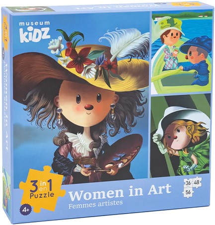 PUZZLE 3*(36-48-56) ΤΕΜ.TODAY IS ART DAY MUSEUM KIDZ WOMEN IN ART