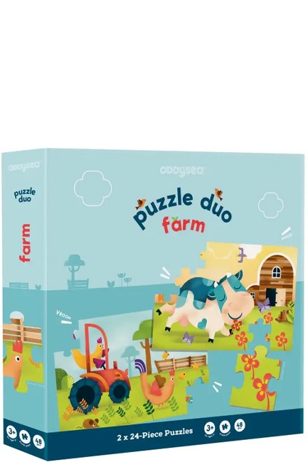 PUZZLE 2*24ΤΕΜ.DUO ODDY AT SEA-ΦΑΡΜΑ