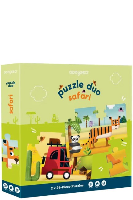 PUZZLE 2*24ΤΕΜ.DUO ODDY AT SEA-ΣΑΦΑΡΙ