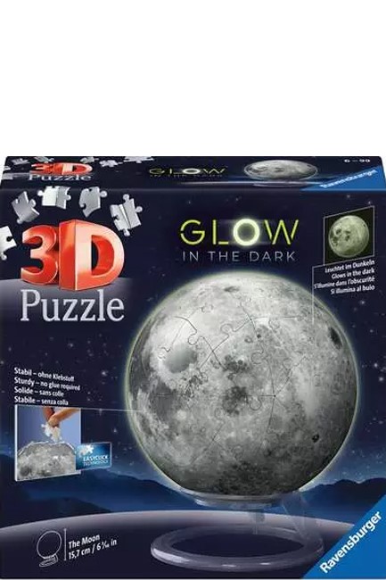 PUZZLE 3D 72ΤΕΜ.GLOW IN THE DARK MOON 13*13*13ΕΚ.