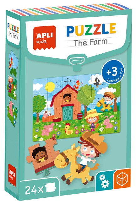 PUZZLE 24 ΤΕΜ.APLI KIDS ΦΑΡΜΑ