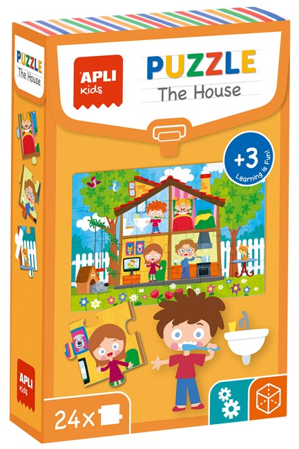 PUZZLE 24 ΤΕΜ.APLI KIDS ΣΠΙΤΙ