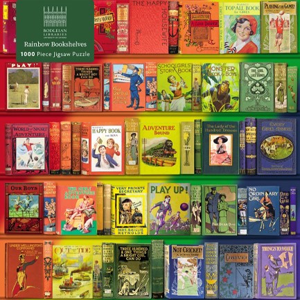 PUZZLE 1000 ΤΕΜ.FLAME TREE BODLEIAN LIBRARIES-RAINBOW BOOKSHELVES