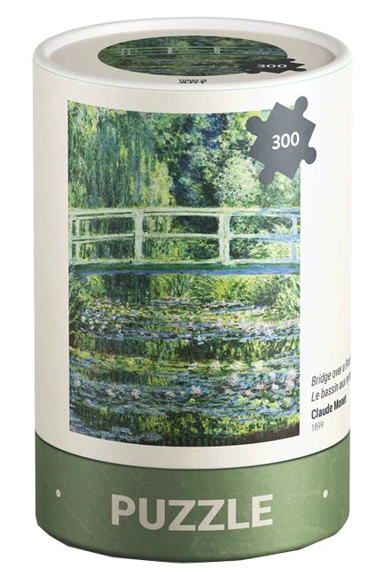 PUZZLE 300 TEM.TODAY IS ART DAY CLAUDE MONET-BRIDGE OVER A POND OF WATER LILIES
