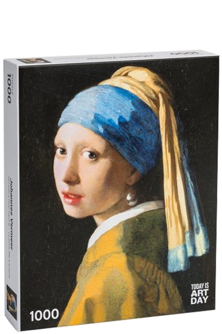PUZZLE 1000 TEM.TODAY IS ART DAY JOHANNES VERMEER-GIRL WITH A PEARL EARING