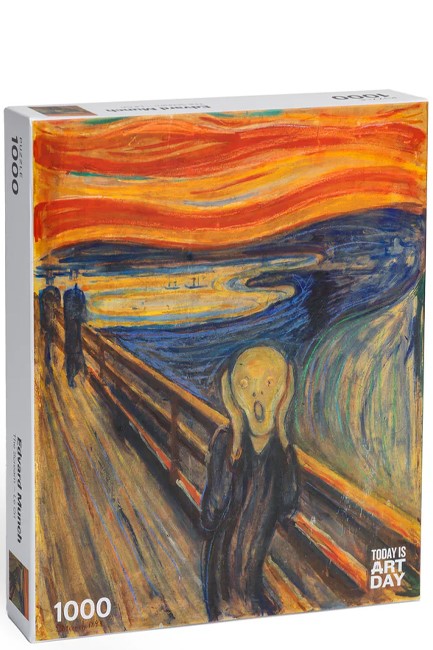 PUZZLE 1000 TEM.TODAY IS ART DAY EDVARD MUNCH-SCREAM