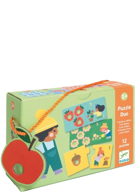PUZZLE 3*12 DJECO DUO ΜΑΘΑΙΝΩ ΝΑ ΜΕΤΡΩ
