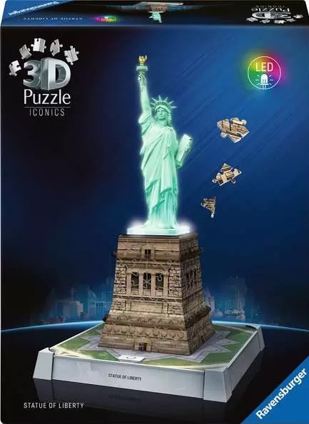 PUZZLE 3D 108ΤΕΜ.NIGHT EDITION ΑΓΑΛΜΑ ΕΛΕΥΘΕΡΙΑΣ
