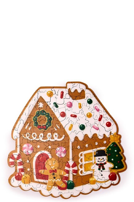 PUZZLE PUCKATOR XMAS ΞΥΛΙΝΟ GINGERBREAD XJIG14