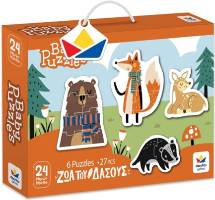 PUZZLE 27ΤΕΜ.BABY-ΖΩΑ ΤΟΥ ΔΑΣΟΥΣ