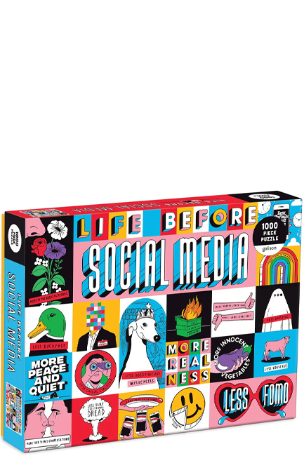 PUZZLE 1000 ΤΕΜ.GALISON-LIFE BEFORE SOCIAL MEDIA