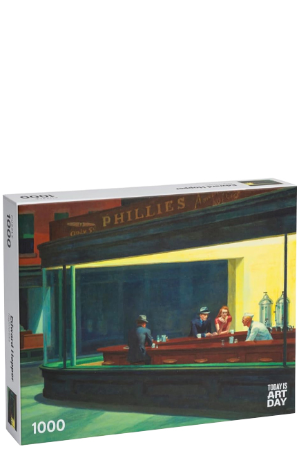 PUZZLE 1000 TEM.TODAY IS ART DAY EDWARD HOPPER-AUTOMAT