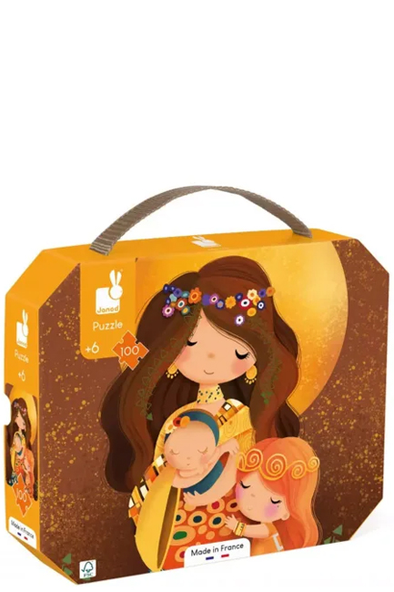 PUZZLE 100 ΤΕΜ.JANOD ΕΜΠΝΕΥΣΜΕΝΟ ΑΠΟ KLIMT ΣΕ ΒΑΛΙΤΣΑ