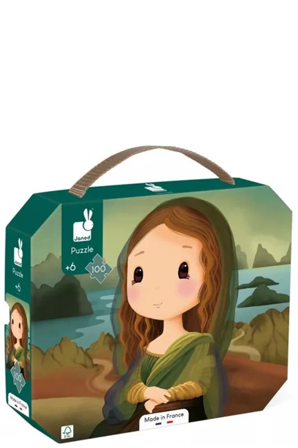 PUZZLE 100 ΤΕΜ.JANOD ΕΜΠΝΕΥΣΜΕΝΟ ΑΠΌ LEONARDO DA VINCI ΣΕ ΒΑΛΙΤΣΑ