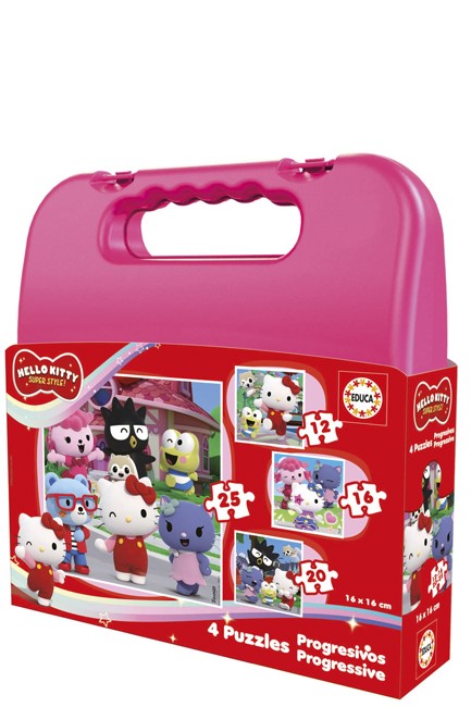 PUZZLE 4*(12-16-20-25) EDUCA ΒΑΛΙΤΣΑΚΙ HELLO KITTY