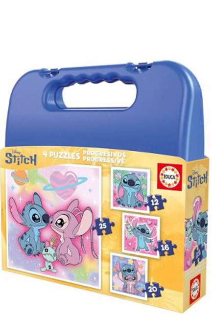 PUZZLE 4*(12-16-20-25) EDUCA ΒΑΛΙΤΣΑΚΙ STITCH