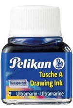 ΜΕΛΑΝΙ ΣΙΝΙΚΗΣ 10ml.PELIKAN 523/9 ΜΠΛΕ ΜΑΡΙΝ