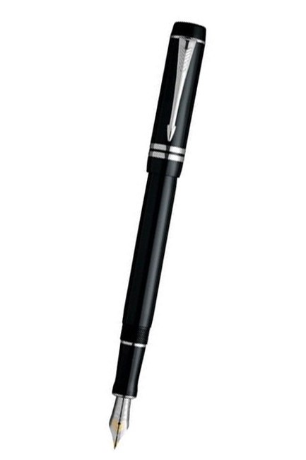 PARKER DUOFOLD DEMI PLAT.TRIM.ΠENA BLACK