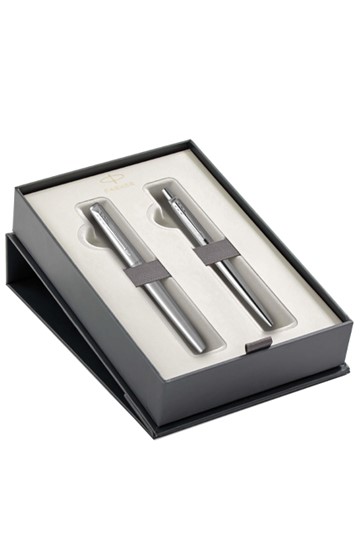 PARKER SET JOTTER CORE (ΣΤΥΛΟ+ROLLER) GT STAINLESS STEEL