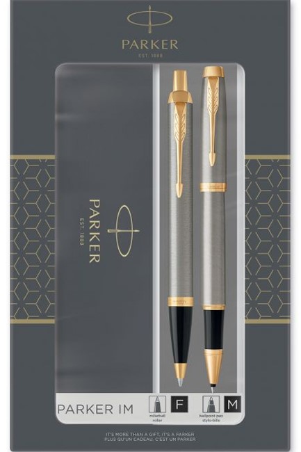 PARKER SET I.M.DUO (ΣΤΥΛΟ+ROLLER) GT LAQUE BLACK 2093217
