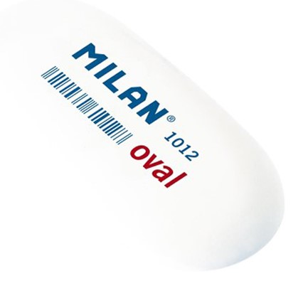 ΓΟΜΑ MILAN OVAL 1012 ΛΕΥΚΗ CMM1012