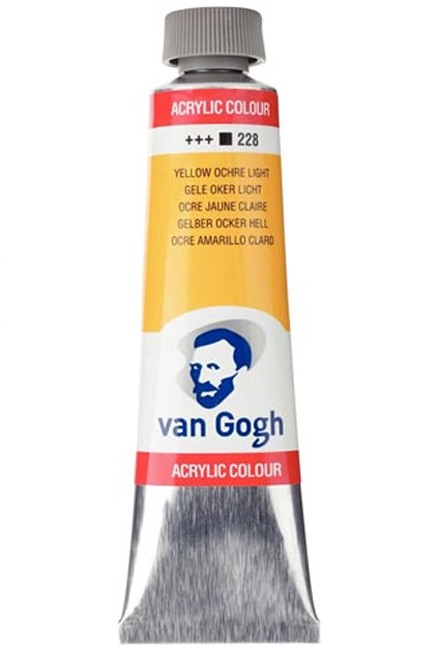ΑΚΡΥΛΙΚΟ VAN GOGH T9 40ML 228 YELLOW OCHRE LIGHT