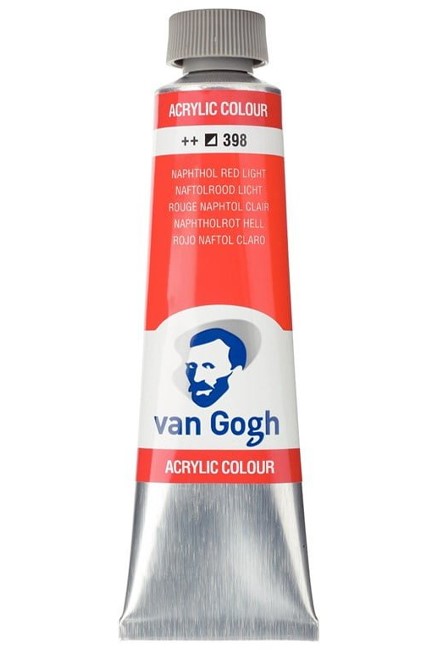 ΑΚΡΥΛΙΚΟ VAN GOGH T9 40ML 398 NAPHTHOL RED LIGHT
