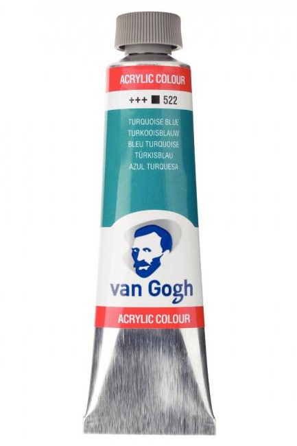 ΑΚΡΥΛΙΚΟ VAN GOGH T9 40ML 522 TURQUOISE BLUE