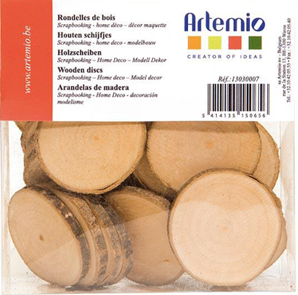 ΡΟΔΕΛΕΣ ΞΥΛΟΥ Ø4-5cm.ARTEMIO 180γρ.