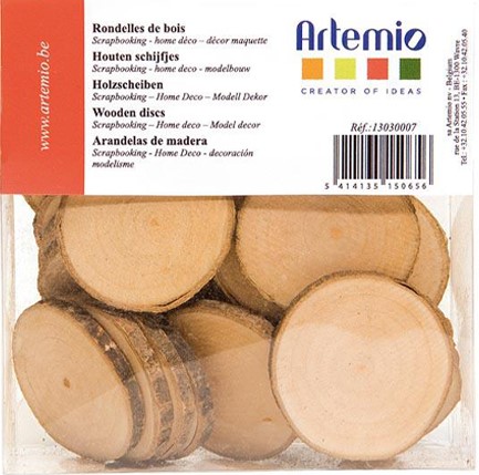 ΡΟΔΕΛΕΣ ΞΥΛΟΥ Ø4-5cm.ARTEMIO 180γρ.