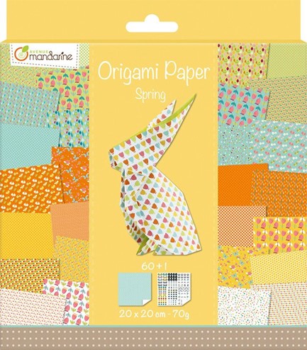 ΧΑΡΤΙ ORIGAMI 20*20CM.60 ΦΥΛΛΑ SPRING