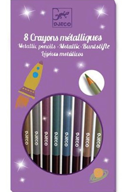 ΞΥΛΟΜΠΟΓΙΕΣ 8ΤΕΜ.ΜΕΤΑΛΛΙΚΑ ΧΡΩΜΑΤΑ DJECO