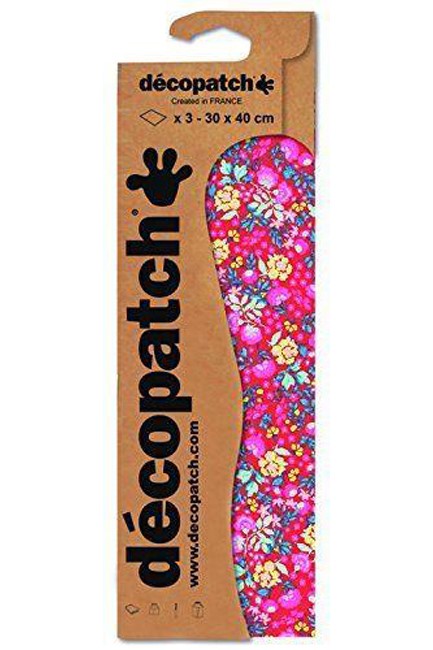 ΧΑΡΤΙ DECOUPAGE DECOPATCH 30*40ΕΚ.ΣΕΤ 3Φ.ΛΟΥΛΟΥΔΙΑ ΕΜΠΡΙΜΕ C751