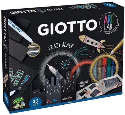 ΣΕΤ ΖΩΓΡΑΦΙΚΗΣ GIOTTO ART LAB CRAZY BLACK 23 ΤΕΜΑΧΙΑ