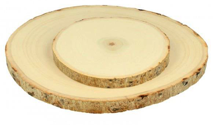 ΡΟΔΕΛΕΣ ΞΥΛΟΥ Ø20-23cm.ΣΕΤ 2ΤΕΜ.ARTEMIO