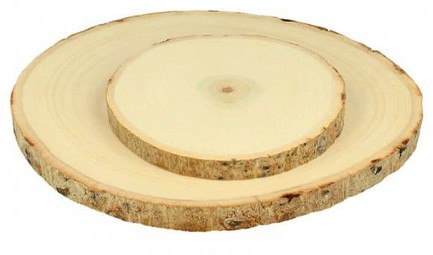 ΡΟΔΕΛΕΣ ΞΥΛΟΥ Ø20-23cm.ΣΕΤ 2ΤΕΜ.ARTEMIO