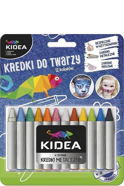 ΜΟΛΥΒΙΑ ΠΡΟΣΩΠΟΥ ΣΕΤ 12ΤΕΜ.2,5γρ.KIDEA 036721
