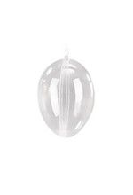 ΑΥΓΟ ΠΛΑΣΤΙΚΟ 8cm.CLEAR RAYHER